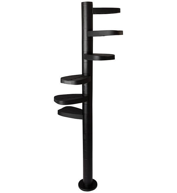 Monkee Tree - The Scalable Cat Climbing Ladder 18 Trunk Starter Pack in Black