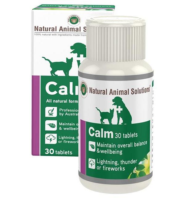 Natural Animal Solutions Calm Remedy for Cats & Dogs - 30 Tablets