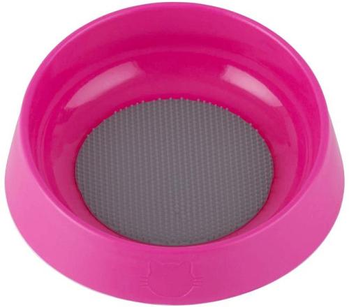 Oh Bowl Slow Food Tongue Cleaning Hairball Control Cat Food Bowl - Pink