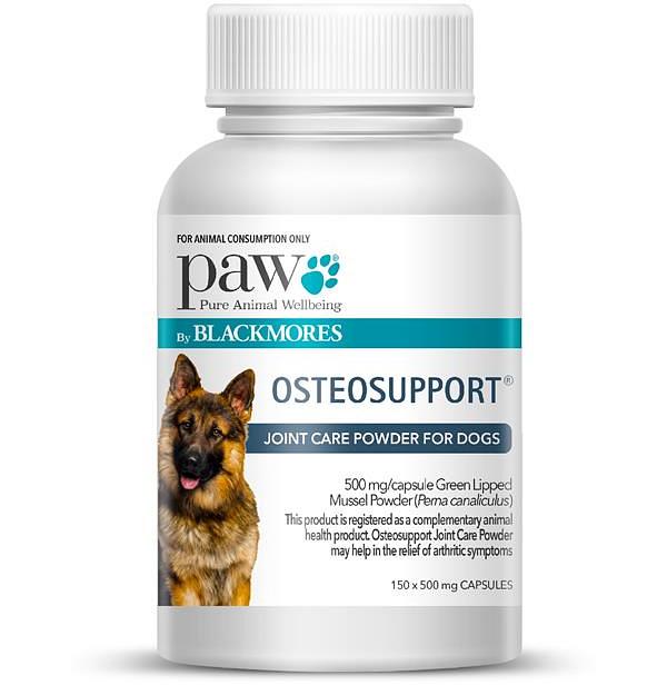 PAW Osteosupport Joint Support Powder for Dogs - 150 Capsules