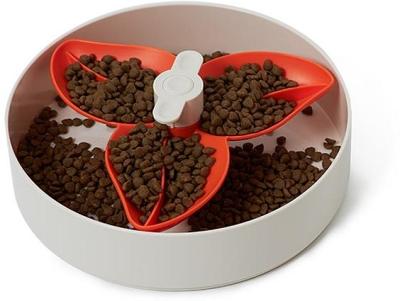 SPIN Interactive Adjustable Slow Feeder for Cats and Dogs - Flower