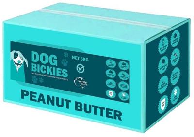 Petrite Australian Mixed Peanut Butter Bickies Dog Biscuits - 5kg Bulk Box