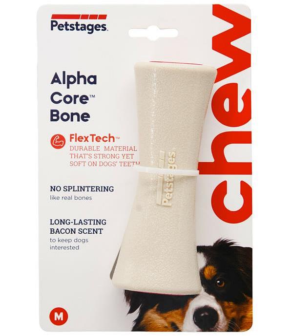 Petstages Alpha Core Bacon Scented Bone Dog Chew