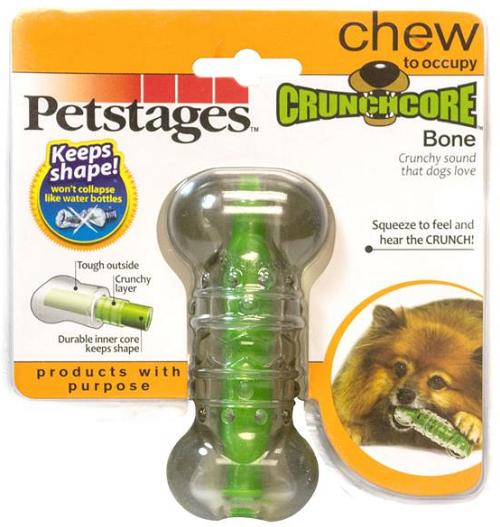 Petstages Crunchcore Crunchy Centre Chew Bone Dog Toy -