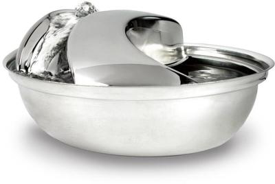 Pioneer Raindrop Stainless Steel Pet Water Fountain 1.6 litres