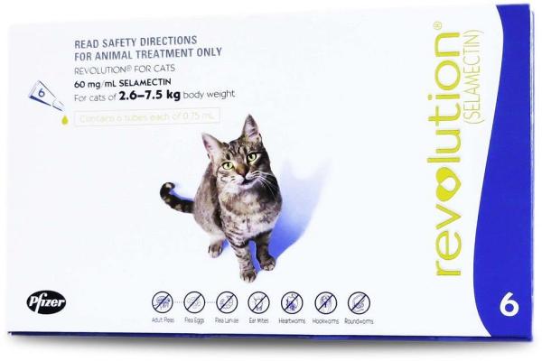 Revolution Flea & Worm Control for Cats & Kittens - 6 pack