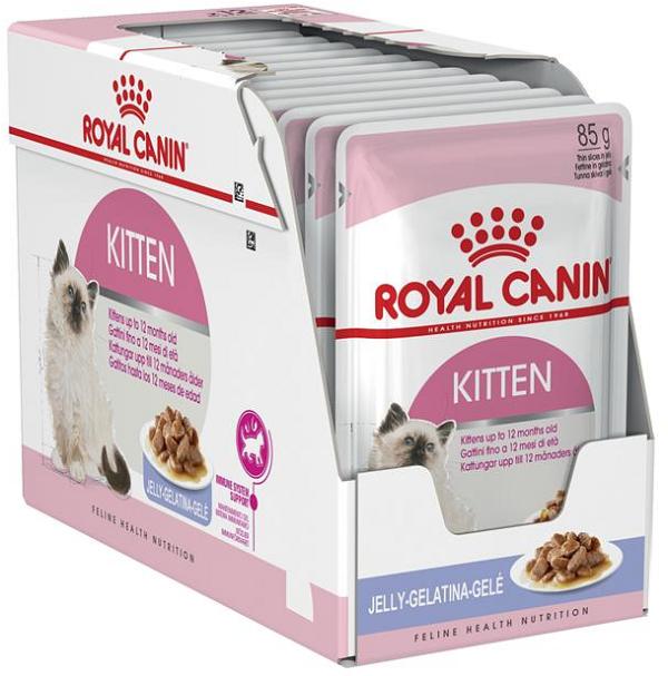Royal Canin Instinctive Moist Kitten Food in Jelly x 12 Pouches