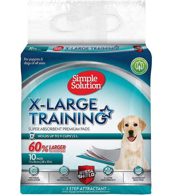 Simple Solution Extra Large Odour Neutralising Dog Training Pads - 10 Pads