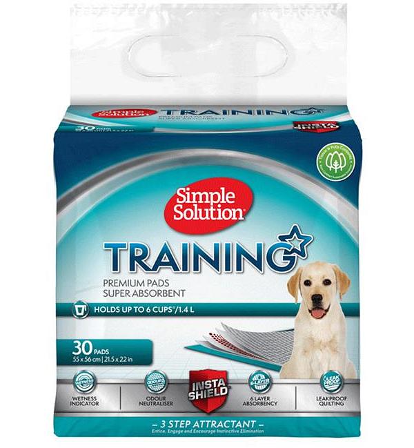 Simple Solution Super Absorbent Odour Neutralising Dog Training Pads - 30 Pads
