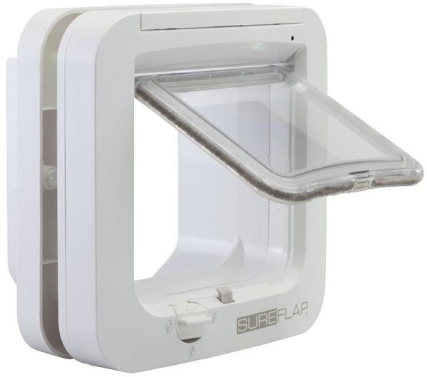 SureFlap Microchip Pet Door for Cats & Small Dogs - Large - White