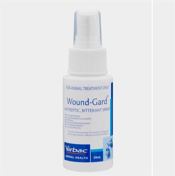 Wound-Gard Antiseptic and Bitterant Spray for Cats & Dogs 50ml