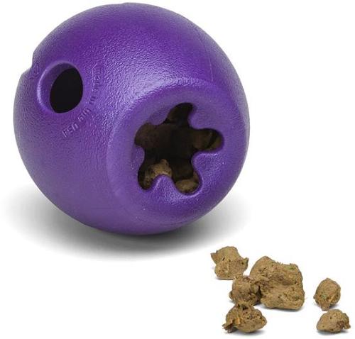 West Paw Rumbl Dog Toy - Large - Eggplant