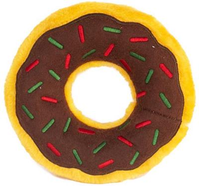 Zippy Paws Donutz Squeaker Dog Toy - Gingerbread