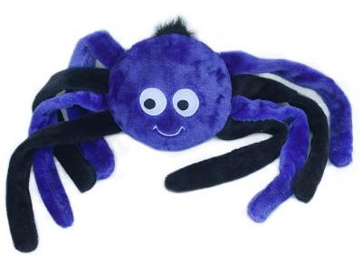 Zippy Paws Grunterz Dog Toy - Purple Spider