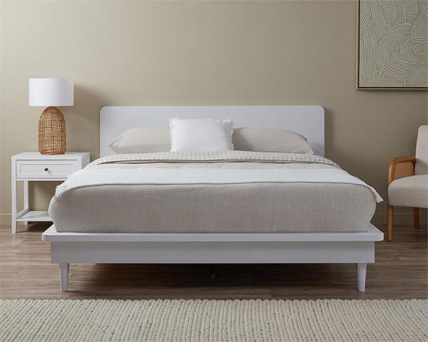 Carson Queen Bed - White