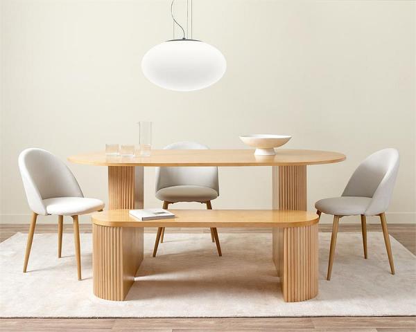 Eve 6 Seater Dining Table - Birch