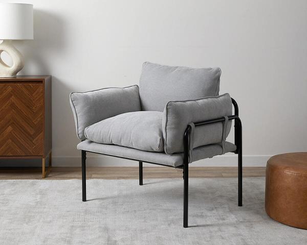 Hubert Occasional Chair - Grey