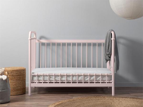Sonata Cot Toddler Bed Conversion - Pink