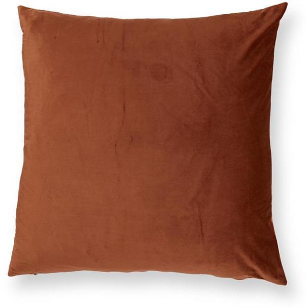 Velvet Euro Cushion Cover - Rust