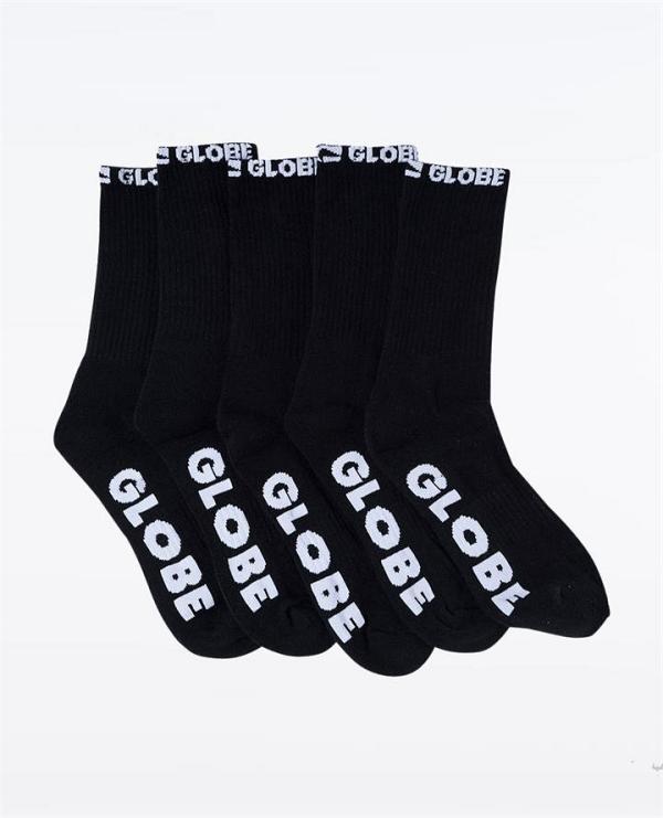 Blackout Crew Sock Size 7-11 5PK