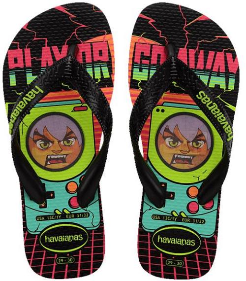 Havaianas Kids Holographic Thongs. Size