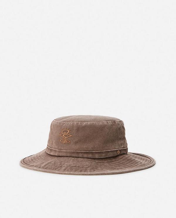 Searcher Mid Brim Hat. Chocolate Size