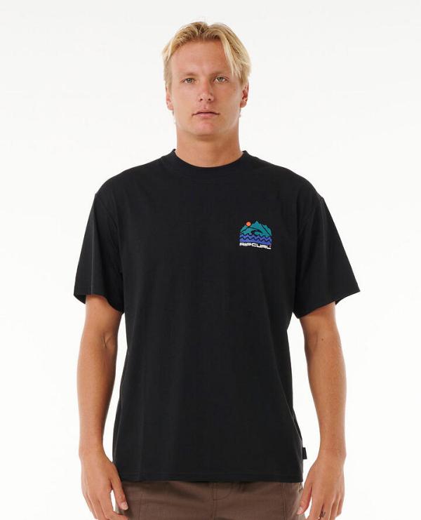 Vaporcool Search Trek Tee. Black Size