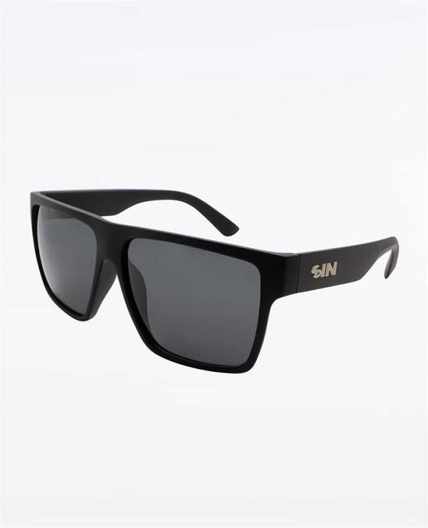 Vespa Li Matte Black Smoke Sunglasses