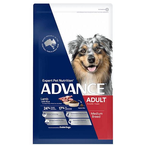 Advance Adult All Breed Dry Dog Food Lamb 20kg