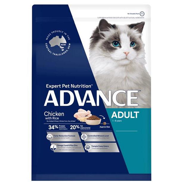 Advance Adult Dry Cat Food Chicken 20kg