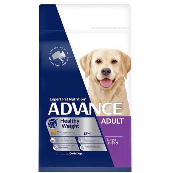 Advance Adult Large Breed Weight Control Dry Dog Food Chicken 13kg