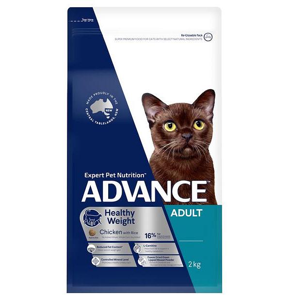 Advance Adult Light Dry Cat Food Chicken 4kg