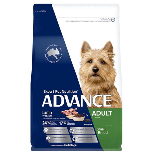 Advance Adult Toy Small Breed Dry Dog Food Lamb 16kg