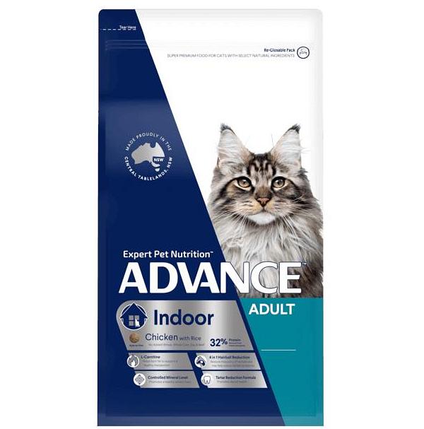 Advance Indoor Adult Dry Cat Food Chicken With Rice 6kg
