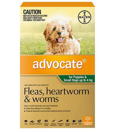 Advocate Dog Small Green 3 Pack