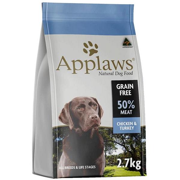 Applaws Grain Free Chicken And Turkey Adult Dry Dog Food 2.7kg