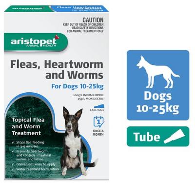 Aristopet Spot Treatment For 10 To 25 Kg Adult Dog 3 Pack