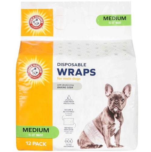 Arm And Hammer Male Wraps 12 Pack X