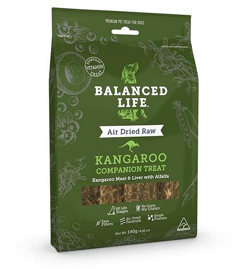 Balanced Life Dog Treats Kangaroo 140g
