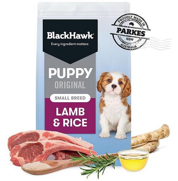 Black Hawk Dry Dog Food Puppy Small Breed Original Lamb And Rice 10kg