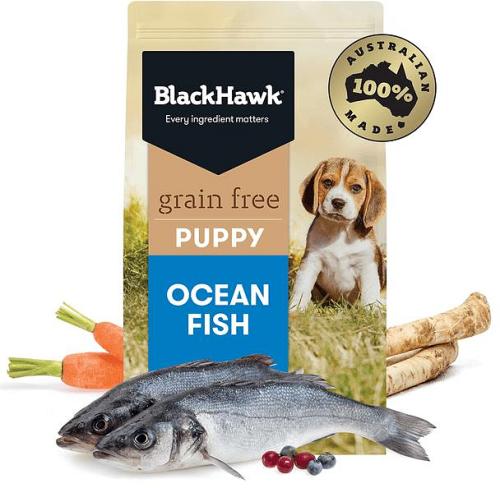Black Hawk Grain Free Wild Caught Ocean Fish Puppy 2.5kg