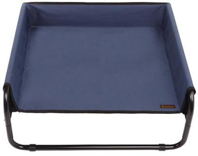 Charlies Pet High Walled Outdoor Trampoline Pet Bed Cot Blue