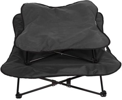 Charlies Pet Portable And Foldable Outdoor Pet Chair Black