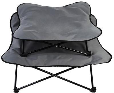 Charlies Pet Portable And Foldable Outdoor Pet Chair Grey