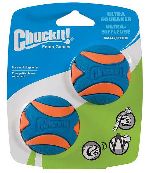 Chuckit Ball Ultra Squeaker Medium (2 Pack)