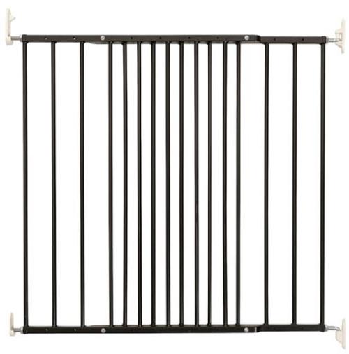 Dog Space Lucky Metal Expandable Gate White