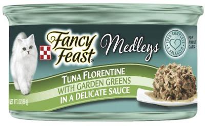 Fancy Feast Medleys Tuna Florentine Wet Cat Food 24 X 85g