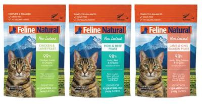 Feline Natural Grain Free Variety Box Cat Food 12 X 85g