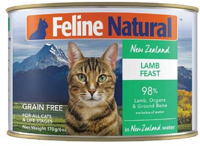 Feline Natural Lamb Feast Canned Cat Food 12 X 170g
