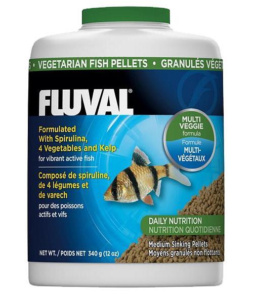 Fluval Vegetable Fish Medium Sinking Pellets 150 G